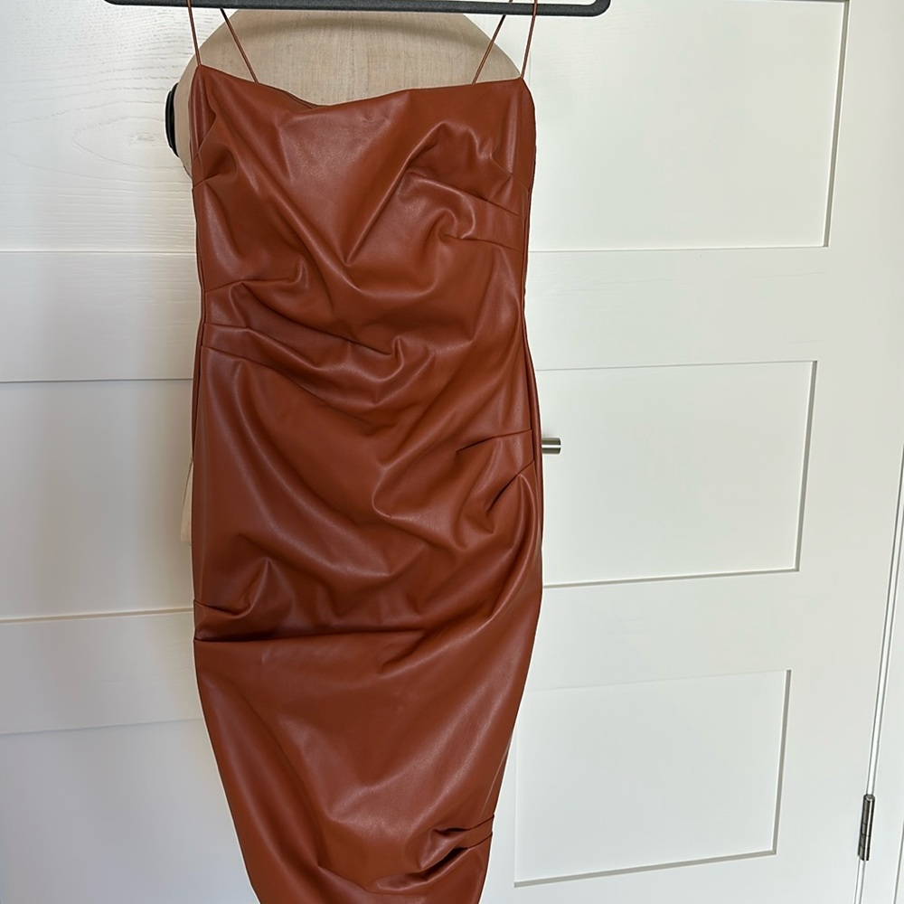 Nookie Faux leather dress. Size m